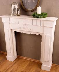 Romantische Kaminumrandung Weiss Shabby Chic Holz Kaminkonsole Kaminumrandung Kaminkonsole Kaminumrandung Weiss