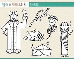 King midas tried to hide his ears from his subjects by wearing a variety of huge hats, heavy. King Midas Clip Art Color And Outlines By Apples N Acorns Tpt