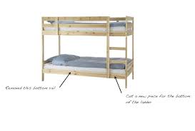 A Mydal Bunk Bed Upgrade Ikea Hackers Ikea Bed Ikea Bunk Bed Bunk Beds