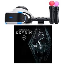 Sony's psvr gun controller goes all in to make sure that you get full immersion with 1:1 tracking in the virtual reality space. Playstation Vr Headset Bundle Includes Camera Motion Controllers And Skyrim Vr Dell Usa