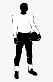 Footballer silhouette png transparent clip art image. Football Player Silhouette Helmet Hand Silhouette Png Image Transparent Png Free Download On Seekpng