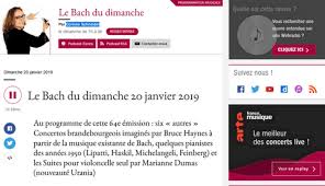 Le bach du dimanche 13 juin 2021. Marianne Dumas L Cellist