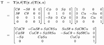 Resultado de imagen de matriz transformacion