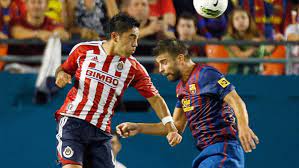 Share all sharing options for: Wfc Recap Fabian Fuels Guadalajara Rout Of Fc Barcelona Mlssoccer Com