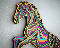 Download Horse 3d Mandala Svg Files Animal Mandala Files For Laser Etsy In 2021 3d Mandala 3d Mandala Svg Animal Mandala