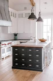 Maybe you would like to learn more about one of these? Dark Wood Top On Black Prep Station Island Cottage Kitchen