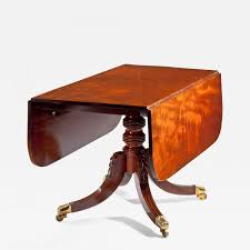 Sold duncan phyfe style table. Duncan Phyfe Fine Sheraton Carved Mahogany Drop Leaf Dining Table 1820
