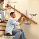How to Install a Stairway Handrail how-tos DIY