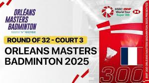 Ga Eun Kim (KOR) vs Kaoru Sugiyama (JPN) - Womens Singles Round of 32 |  Orleans Masters Badminton 2025 presented by Victor