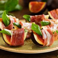 Bouchees De Jambon Cru Au Chevre Et A La Figue Recette Recette Italienne Alimentation Entrees Italiennes
