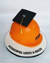 Hard Hat Graduation Cake Graduation Cakes Hat Cake College Grad Party