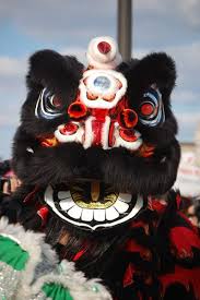 Chinese New Year Black Dragon Chinese Lion Dance Lion Dance Dragon Dance