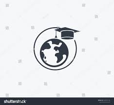 Global Education Icon Isolated On Clean Background Global Education Icon Concept Drawing Icon In Modern Style Illus Education Icon Global Education Education