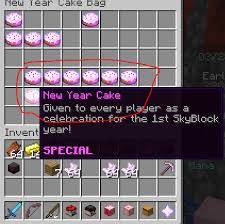 What Is The Worth Of Of The First Skyblock Year Cake Hypixel Minecraft Server And Maps