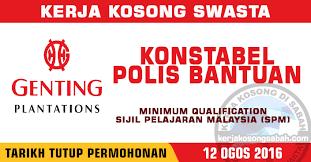 Jawatan kosong kerajaan terkini di kementerian kesihatan malaysia (kkm) ogos 2018 | jawatan kosong terkini di kementerian kesihatan malaysia. Kerja Kosong Sabah Konstabel Polis Bantuan Jawatan Kosong Terkini Negeri Sabah