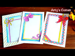 Ribbon Draw Border Design On Paper Designs For Front Page Border For Project By Arty S Corner Ø¯ÛØ¯Ø¦Ù Dideo The following values are allowed: ribbon draw border design on paper