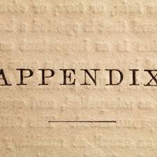 How to create an appendix using apa formatting. Definition Of Appendix In A Book Or Written Work