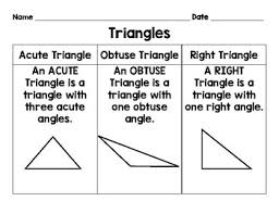 Types Of Triangles Anchor Chart Worksheets Teaching