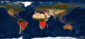 The visible smoke imagery is overlaid with active fire detections in red, derived from nasa modis thermal anomaly data. Nasa Reveals New Sources Of Fire In The Amazon