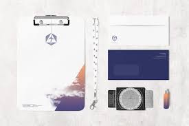 Airlines Company Mockup Set Airline Company Letterhead Design App Design Inspiration