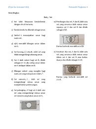 Simbol bagi set semesta ialah ξ. Bab 3 Set Nota Ringkas Matematik Tingkatan 4