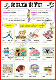 We can use have to + infinitive, must + infinitive and should + infinitive to express obligation (something you have to do). Obligation And Prohibition Esl Worksheet By Ben 10