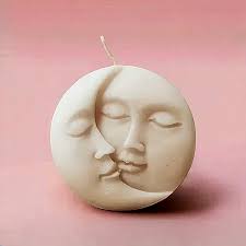 Large Sun Moon Candle