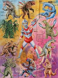 Ultraman Jack And His Foes Kaiju Art Japanese Monster Japanese Superheroes