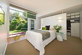 Wall goes to ceiling and no frame around entrances. 40 Super Ideas False Wall Closet Bedroom Designs Bedroom Layouts Remodel Bedroom Bedroom Design