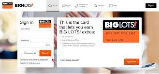 Check spelling or type a new query. Www Biglots Com How To Pay Big Lots Credit Card Bill Online