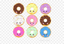 Cute donut pattern and ribbons, cute donut, ribbon pattern png. Donut Kawaii Donuts Cute Digital Clipart Graphics Clip Doughnut Clipart Cute Hd Png Download Vhv