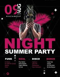 Promote your business the right way. Summer Dance Party Free Flyer Psd Template Download Psd Freepsdflyer