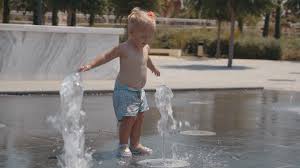Like our vlogs and want. Funny Baby Girl Of Two Years Old Playing With Water Fountain Jet And Trying To Drink Stock Video Footage Storyblocks