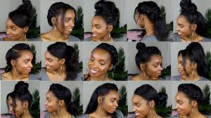 Natural hair for beginners is ushering in the new year with a new book. 15 Hairstyles For Straight Natural Hair Youtube