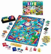 Juega diversion y juegos en linea gratis juegos de mesa digitales. Amazon Com Hasbro The Game Of Life Bikini Bottom Bob Esponja Squarepants Edition Toys Games