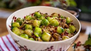 Add brussels sprouts, sprinkle with salt and pepper, and sauté, tossing frequently, until lightly browned, about 5 minutes. Brussel Sprouts With Chestnuts And Pancetta John And Lisa S Weekend Kitchen
