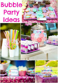 Bubble Party Ideas Decorations Food Activities More Bubble Party Bubble Birthday Parties Bubble Birthday