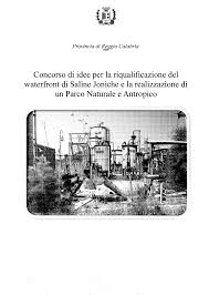 Concorso di idee per la riqualificazione del waterfront di Saline ...