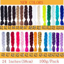 Merisihair 24inch Ombre Braiding Hair Kanekalon Synthetic Crochet Hair Extensions Jumbo Braids H Grey Hair Extensions Hair Extensions Synthetic Hair Extensions