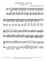 Bruno Mars Just The Way You Are Piano Notes Just The Way You Are Bruno Mars Find More Free Sheet Music At Www Pianobragsongs Com Musique Partition