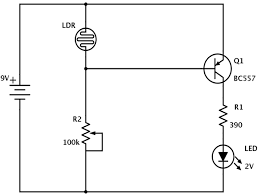 Light Dependent Resister Ldrcircuit Is A Variable Resistor Whose Value Decreases With Increasing Incident Light Intensity Circuitos Circuito Electronica