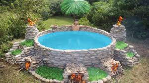 Build Big Heated Swimming Pool For The Winter Diy Swimming Pool Homemade Swimming Pools Building A Swimming Pool