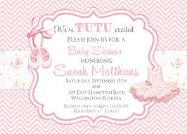 Tutu Baby Shower Invitations Free Ballerina Baby Shower Invitations Tutu Baby Shower Ballerina Baby Showers