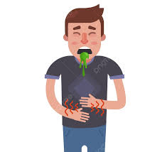 Pria Gangguan Pencernaan Mengalami Mual Dan Sakit Perut Vektor, Muntah, Usus, Alkohol PNG dan Vektor dengan Background Transparan untuk Unduh Gratis