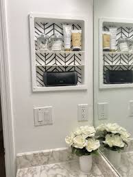 I used an old medicine cabinet. Medicine Cabinet Makeover Bathroom Remodel Small Diy Diy Bathroom Remodel Medicine Cabinet Makeover