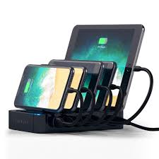 Docking stations allow users to trade in their desktop for a laptop without sacrificing performance. 5 Port Usb Charging Station With Qualcomm Quick Charge Power Charging