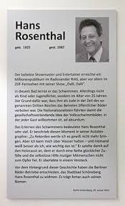 Dalli dalli vom 23.6.1983 mit günther jauch und hans rosenthal.die wahrscheinlich besten antworten, die jemals bei dalli dalli gegeben wurden! Hans Rosenthal Wikipedia