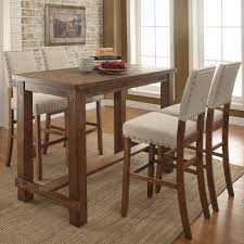 Features Finish Natural Tone Contemporary Style Rectangle Table Product Type P Pub Table Sets Counter Height Dining Table Bar Height Dining Table