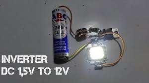 Inverter adalah sebuah alat elektronika yang di gunakan untuk mengubah arus listrik searah dc ke arus bolak balik ac banyak varian inverter yang ada mulai dari 350. Membuat Inverter Dc 1 5v To 12v Youtube