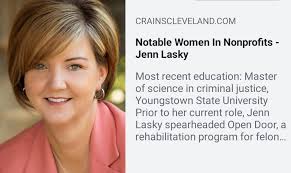 Jenn Lasky named in Crain's Business Magazine — Edna House